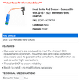 thumbnail image 2 of Front Brake Pad Sensor - Compatible with 2015 - 2021 Mercedes-Benz GLA250 2016 2017 2018 2019 2020, 2 of 2