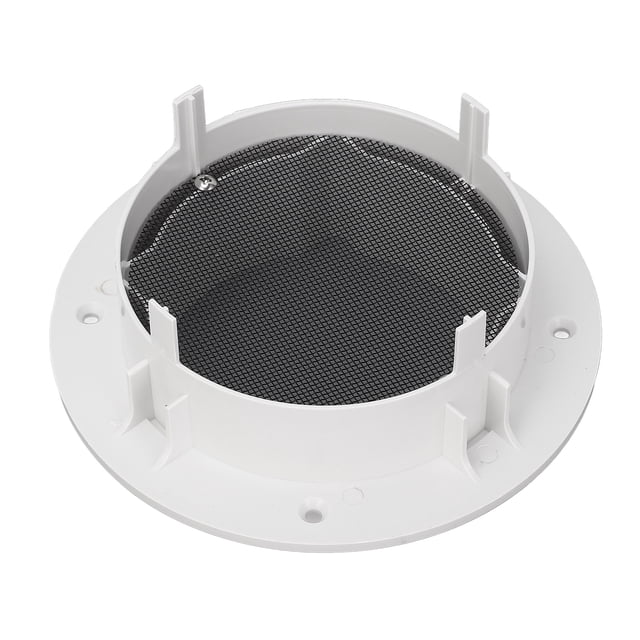 Tapa de Ventilacia de Champiñones Redondos, Tapa de Ventilación del Techo de RV Fácil Instalación Anti -Desvanecimiento 155 mm Con Pantalla de Malla para Autocaravana