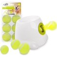 thumbnail image 1 of Automatic Ball Launcher for Dogs Interactive Puppy Pet Ball Indoor Thrower Fetch Machine, 3 Balls Included (2 inch) + Tennis Balls Bundle, 1 of 5