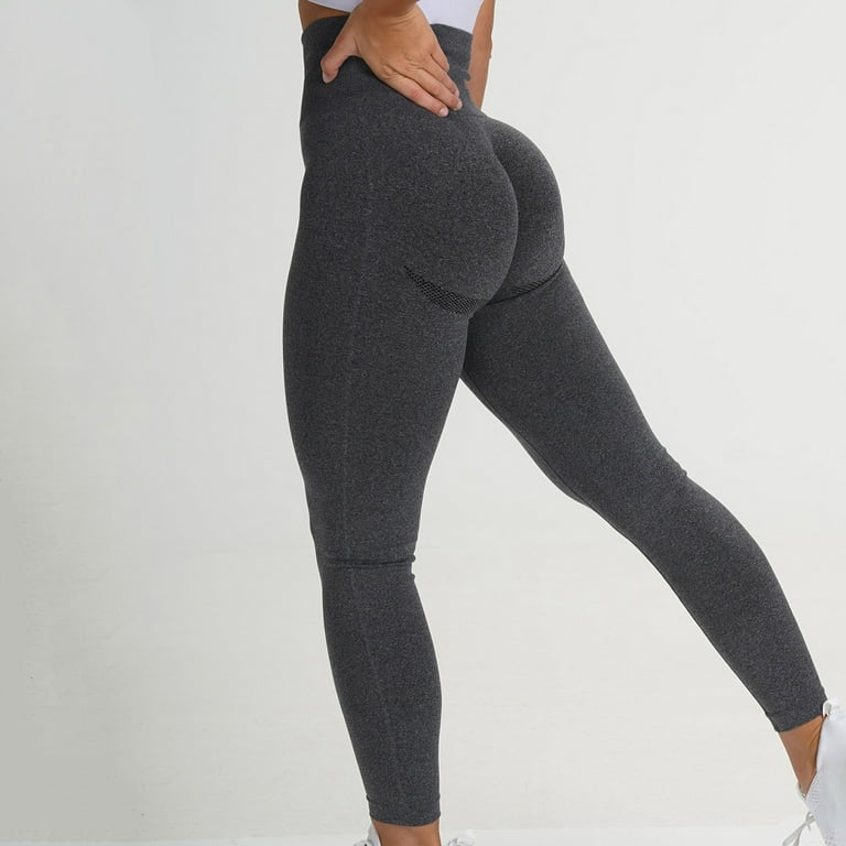 High Waisted Leggings Seamless Butt Lifting Workout Leggings for Women High  Waist Yoga Pants 