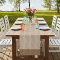 thumbnail image 4 of Table Runners 90 Inches Long Dress Scarves, Pink Brown Floral Farmhouse Coffee/Dining/Kitchen Table Runner for Living Room, Spring Flowers 13x90 Inch, 4 of 9