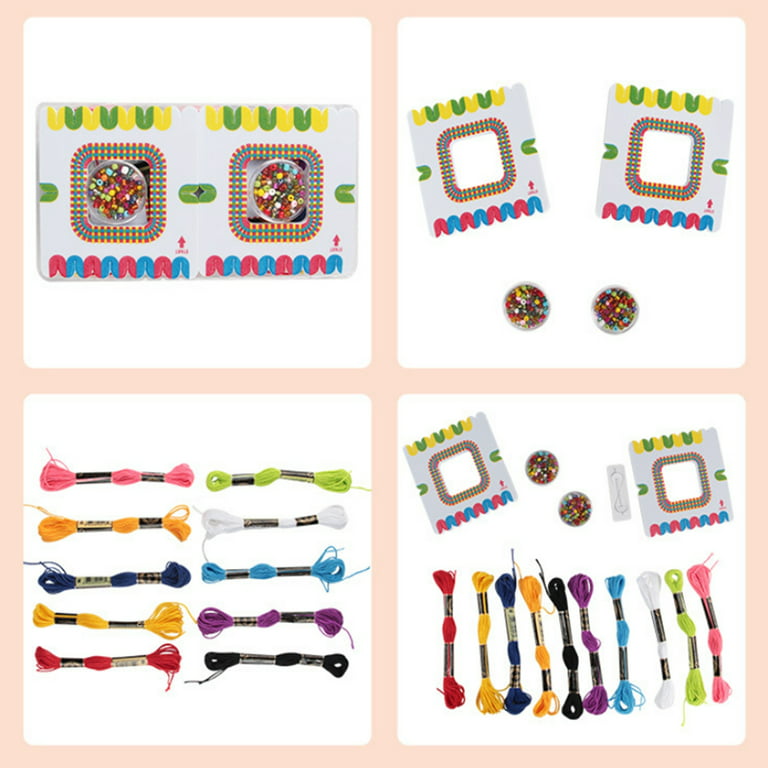 Friendship Bracelet Making Kit for Girls, Gift for Girls 6 7 8 9 10 Years  Old Craft Kit Toy for Girls 8-12 Years Old Jewelry Making Kit Loom Bracelet  String Kit Birthday