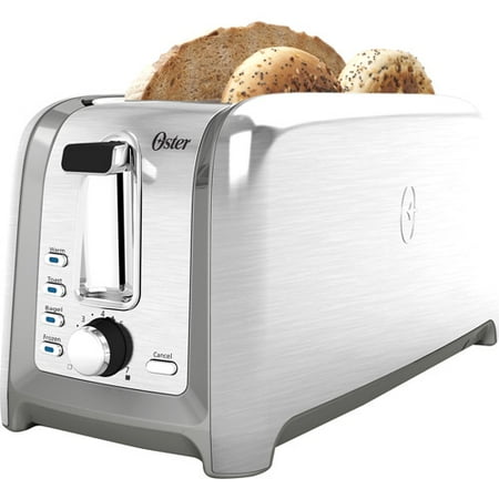 Oster Designed for Life 4-Slice Toaster, Brushed Stainless TSSTTRDFL1
