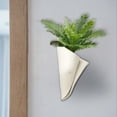 thumbnail image 3 of Wall Hanging Planter Vase Napkin-Shaped, Wall Hanging Decor Pocket Planter for Indoor Fake Plants Greenery Flowers, livingroom Bedroom Kitchen Home Office Decoration, 3 of 7