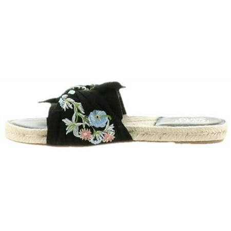 Phantoms Black Sandals - Franco Sarto Espadrille Slide Sandals Phantom A306947