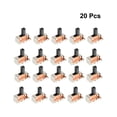 thumbnail image 2 of 20Pcs 5mm Horizontal Slide Switch SPDT 1P2T 3 Terminals Panel Latching, 2 of 5
