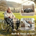 thumbnail image 3 of Thick Windproof Warm Blanket for Elderly Wheelchair Winter Thermal & Knee/Elbow Protection, Portable Bedspread for,  All-Season Thermal, Ergonomic Design for Elderly & Mobility., 3 of 4