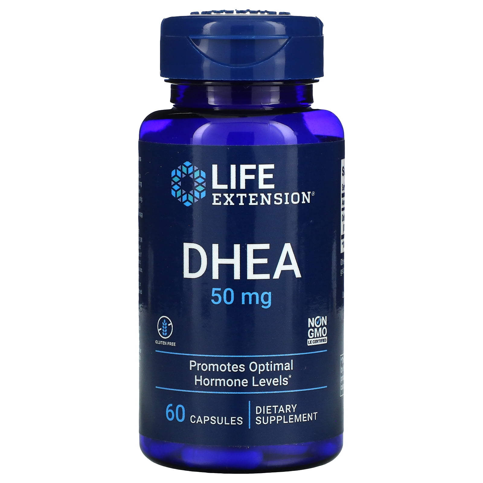 Life Extension DHEA, 50 mg, 60 Capsules