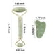 thumbnail image 2 of Jade, rodillo de jade natural y juego de gua sha, rodillo de jade auténtico con 2 piezas GVO GVOjade, 2 of 6