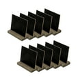 thumbnail image 4 of HEALEEP 10Pcs Wood Mini Chalkboard Sign Stand Up Chalk Board for Cafe and Restaurant Decoration, 4 of 8