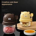 thumbnail image 6 of Efficient Miniature Food Chopper USB Rechargeable Electric Vegetable Cutter Food Processor Ingredient Chopping Supplies, 6 of 10