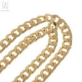 thumbnail image 6 of Gustavedesign 47 Inchs DIY Purse Metal Chain Strap Replacement Crossbody Shoulder Strap Handbag Iron Flat Chains -Champagne Gold, 6 of 8