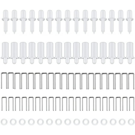 85 Pcs Plantation Shutter Repair Kit Shutter Pins Tilt-Rod Washers Tool Set for Shutter, Cabinet, Furniture, Closet