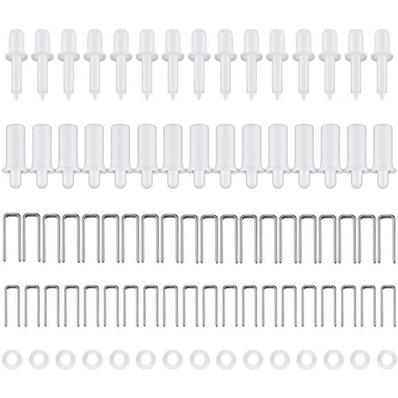 85 Pcs Plantation Shutter Repair Kit Shutter Pins Tilt-Rod Washers Tool Set for Shutter, Cabinet, Furniture, Closet