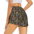 thumbnail image 3 of Disketp Daisies Flowers Print Women's Shorts Workout Shorts for Athletic Gym Running Shorts with Phone Pockets Medium, 3 of 8
