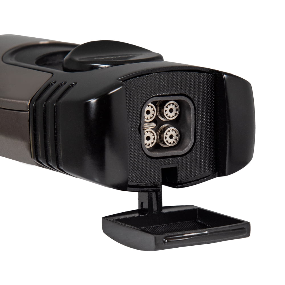 Vertigo Goliath (Big Buddha) Quad Torch Lighter with Punch Cutter - Gunmetal