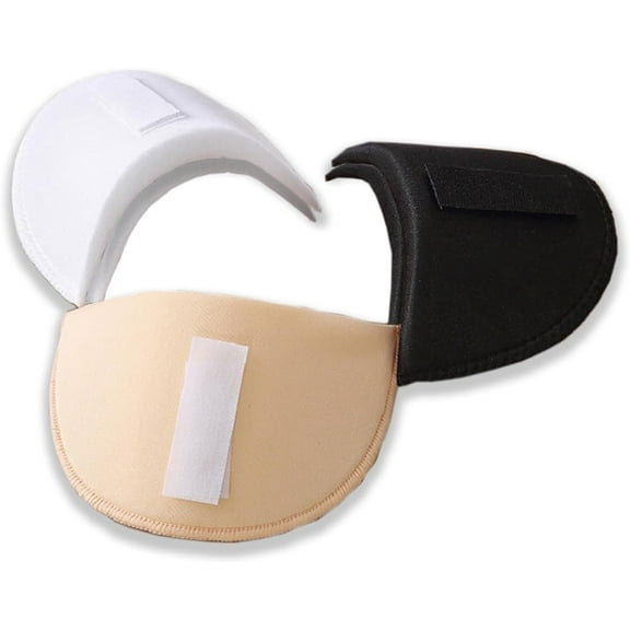 Januofit 3 Pairs Shoulder Pads for Women Clothes,No-Sewing Required Anti-Slip Detachable Reusable Soft Sponge Shoulder Pads for Men Blazer Clothes Sewing Accessories