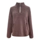 thumbnail image 4 of Pntutb Mujer Nuevo Otoño e Invierno Solapa Cremallera Bolsillo Manga Larga Mujer Top Color Sólido Sudadera De Felpa Pntutb Pntutb-3018, 4 of 5