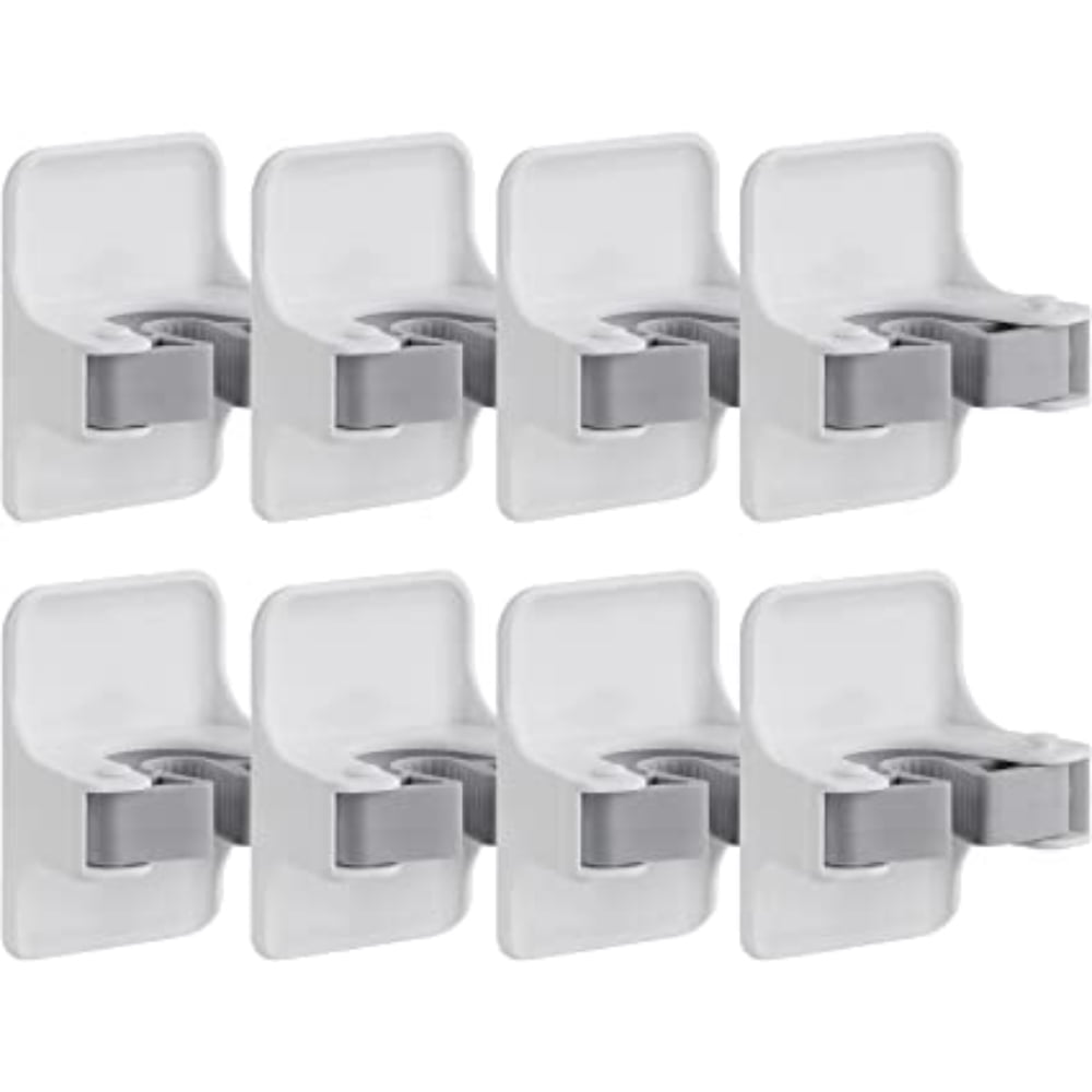 PEACNNG Broom Holder, Broom Holder Wall Mount, Broom Gripper Holds Self