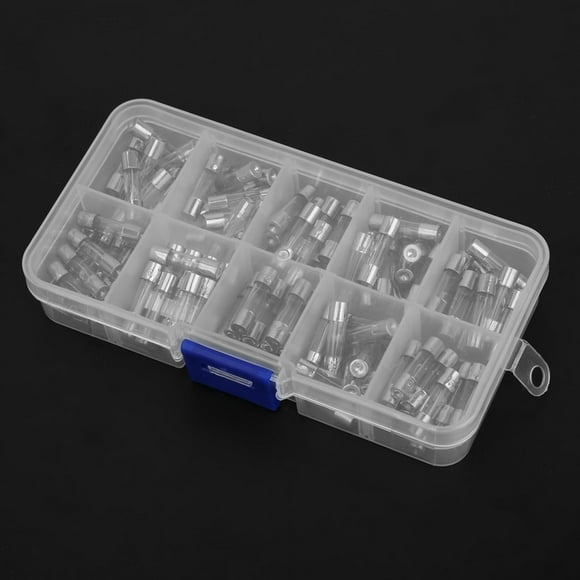 Glass Tube Fuse, Glass Fuse Set 100Pcs For 0-250V