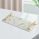 thumbnail image 2 of Bandeja organizadora multiusos para collares y pulseras, ideal para dormitorio y baño. Rectángulo blanco, 2 of 9