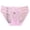 Pink, variant on Women's Floral Lace Panties Criss Cross Cut Out Lace Bow Knot Briefs Sexy Underwear (Pink, L)