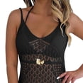 thumbnail image 5 of Babysbule Women's Crochet Knit Spaghetti Strap Swimsuit Cover Up, Hollow Out Beach Coverup Dress for Summer Vacation, 5 of 5