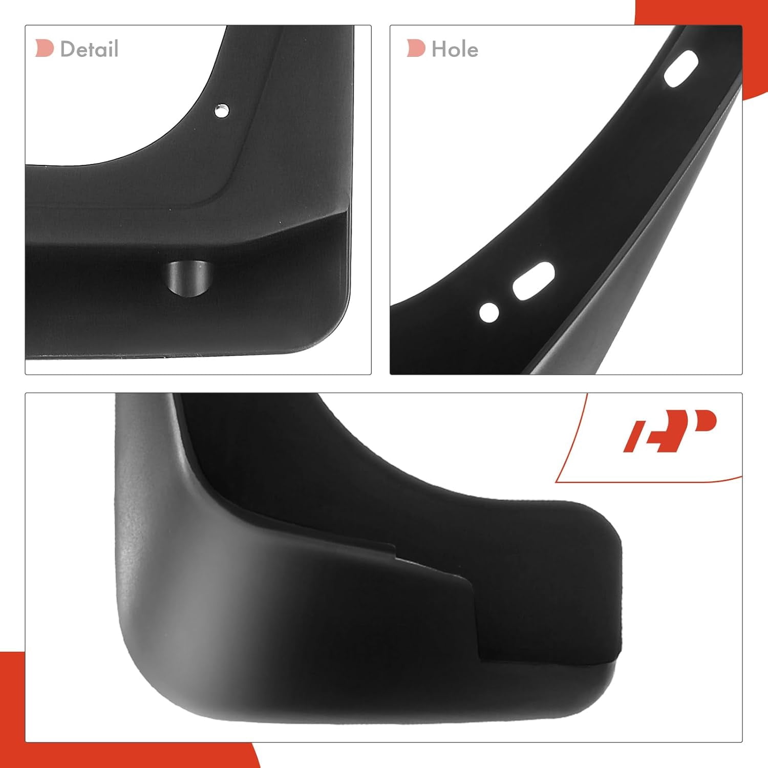 A-Premium Mud Flaps Splash Guards Compatible with Chevrolet Malibu 2012-2015 Malibu Limited 2016 Front and Rear 4-PC Set