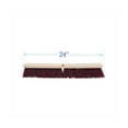 thumbnail image 2 of Boardwalk 20324 Floor Brush Head, 3 1/4" Maroon Stiff Polypropylene, 24", 2 of 5