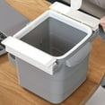thumbnail image 4 of Desk drawer trash can under the desk trash can trash can under the sliding table invisible trash can, 4 of 5