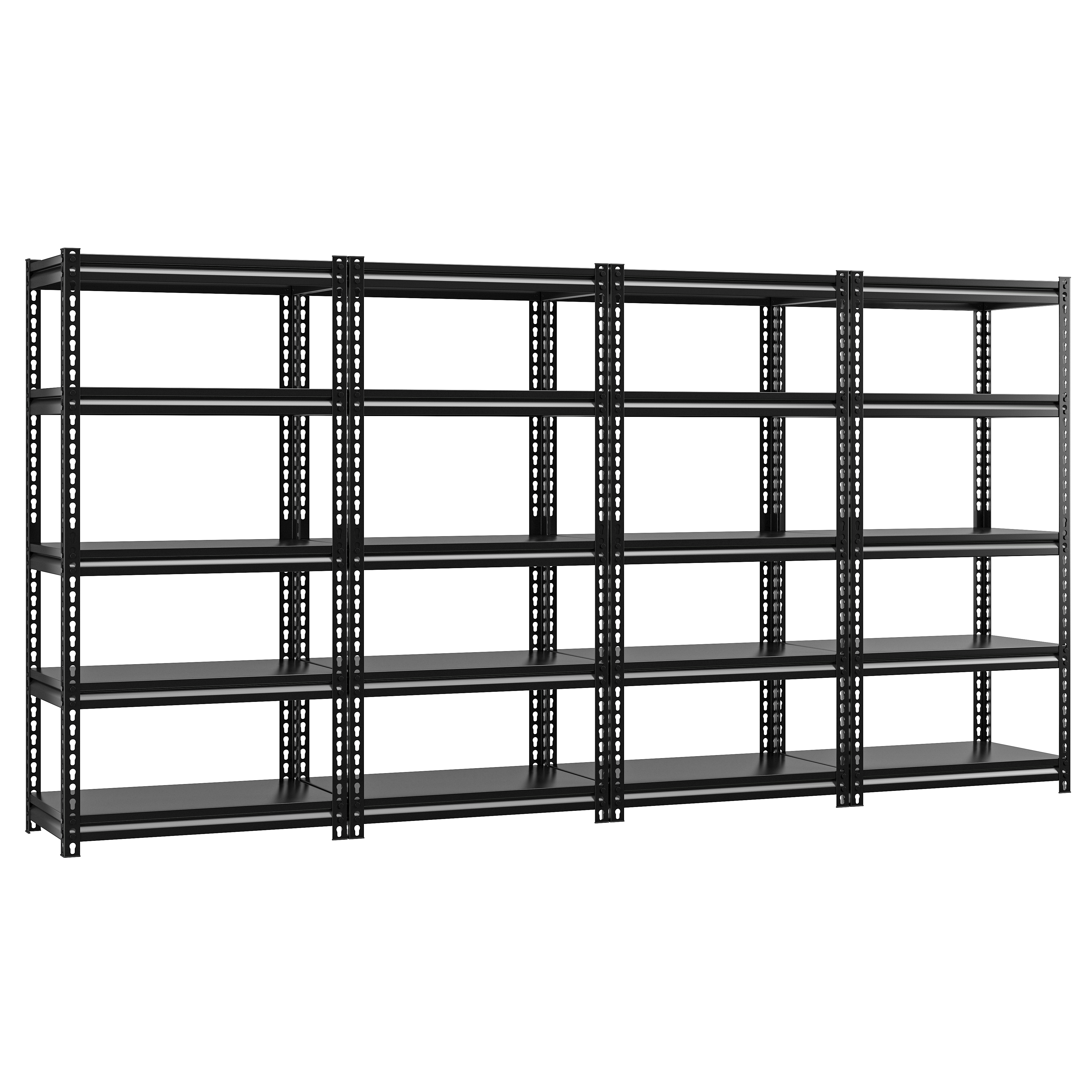 Set of 4 Raybee 72"H Garage Rack for Storage Heavy Duty Metal Shelves