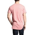 thumbnail image 3 of Victorious Men's Hipster Long Length Curved Hem T Shirt, Up To 5X, 3 of 8