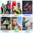 thumbnail image 4 of Hengguang 24 Pcs Whistle for Coaches, Plastic Whistles Emergency Training, Super Loud Sports Whistle, Coaches Referee Whistle with Lanyard for Football Sports Adults Lifeguards Survival, 4 of 7