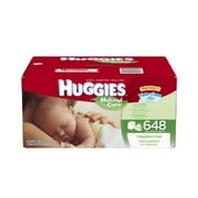 Huggies Natural Care Fragrance Free Baby Wipes Refill, 648 Count (Packaging may vary)