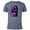 Navy Heather, variant on Marvel Hawkeye Kate Bishop Purple Poster - Short Sleeve Blended T-Shirt for Adults – Customized-Ocean Blue