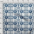 thumbnail image 2 of oneOone Viscose Jersey Fabric Paisley|Stripe & Circle Ikat Printed Fabric 1 Yard 60 Inch Wide, 2 of 5