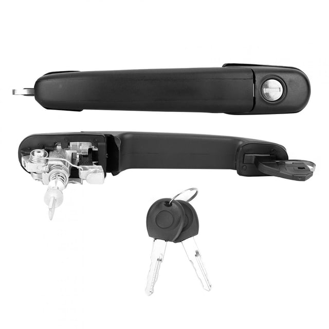 6n0837207d Poignée de Porte Poignée de Porte Extérieure Poignée de Porte pour 6n1 Accessoire Auto Poignée de Porte Extérieure Ajustement de Remplacement pour MK3 6n1 FL 6N2 6N0837207C