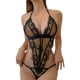 thumbnail image 1 of Gibobby Lencería sexy para mujer Ropa Interior Mujer Lenceria Sexy de Encaje Sexy Pijama para Mujer Ropa Interior(Negro, G), 1 of 5