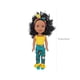 thumbnail image 3 of Muñeca esmaltada Mini coleccionable de 12,6 pulgadas | Cuerpo de PVC y traje de tela | Grandes ojos realistas | Ligero y lavable | Ropa desmontable | Amarillo | Idea de regalo | 1 paquete | 32cm, 3 of 5