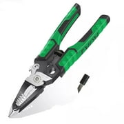 LAOA Needle Nose Pliers Wire Stripper Electrician Pliers ,9 in 1 Multifunctional Cutting Pliers