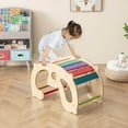 thumbnail image 4 of Costway 2-in-1 Rocking Horse Arch for Kids Montessori Climbing Toys with Rocker, 4 of 10