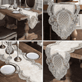 thumbnail image 4 of Mantel de terciopelo con flores, elegante y elegante, lavable, decoración de mesa, comedor, banquete de boda, decoración navideña de Halloween (1), 4 of 5