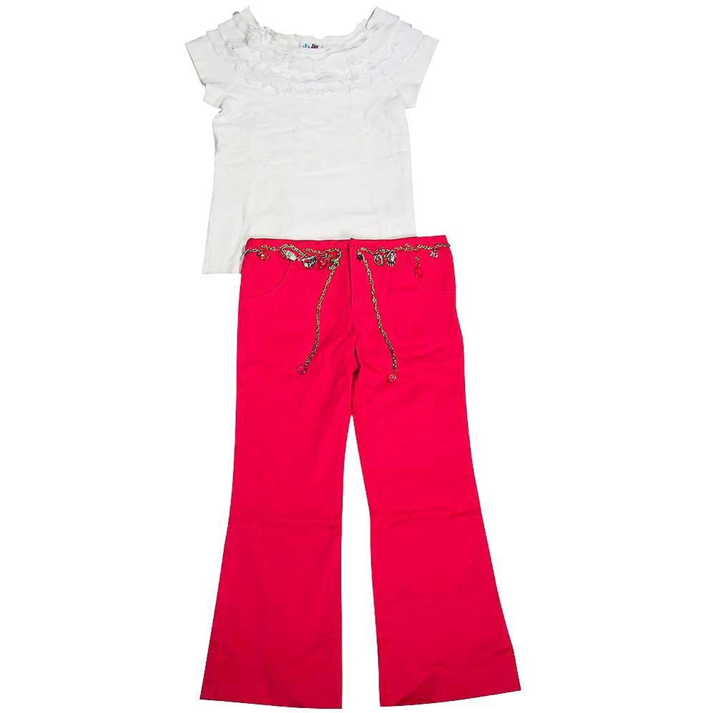 BG Beautiful Girl Beautiful Girl Little Girls Short Sleeve Pant Set