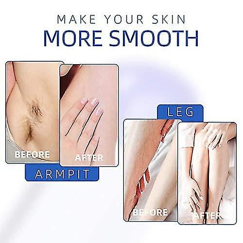 Wax Roller Kit For Hair Removal, Roll On Wax Warmerkit With 2 Honey Wax Cartridge/100pcs Wax Strips, Honey Roller Waxing Kit For Men Women,