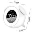 thumbnail image 1 of Reloj Digital Led, Luz De Despertador, Reloj Despertador, Lámpara De Mesa Con Música, Modo De Puesta De Sol, Luz Nocturna Para Escritorio De Decoración De Dormitorio Infantil Cateissary HA022640-00, 1 of 7