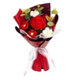 thumbnail image 1 of Arreglo floral artesanal para la decoración del hogar - Regalo especial para el Día de la Madre o Rojo, 1 of 9