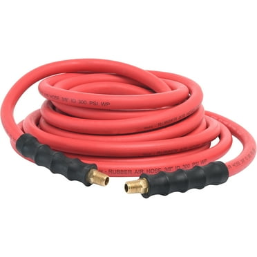Ironton Rubber Air Hose, 3/8in. x 25ft., 300 PSI