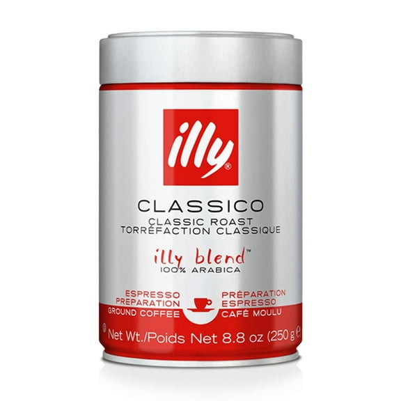 Illy Espresso Ground Coffee 250G, Imported from Britain