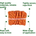 thumbnail image 4 of Double Braid Polyester Rope Pulling Rope Tree Cutting Ropes Multipurpose Bull Rigging 1/2 Inch x 100 Feet Orange, 4 of 5