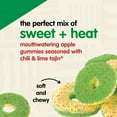 thumbnail image 3 of Snak Club Tajin Apple Rings Gummy Candy, Fruit Candy Gummies with Chili and Lime Seasoning, Mild, Gluten-Free and Vegan Snacks, 11 oz Resealable Bag H1, 3 of 3